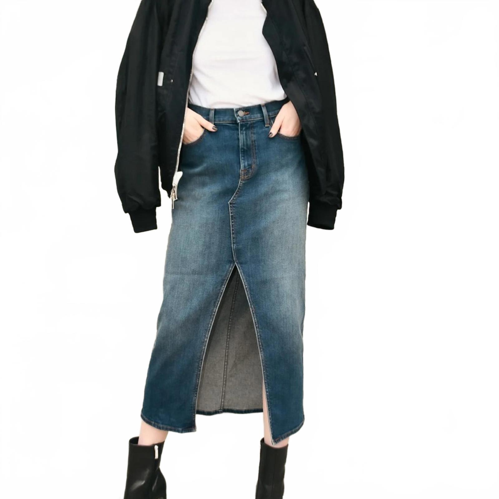 Fidelity Maxine Midi Skirt in Stretch Fabric for Women