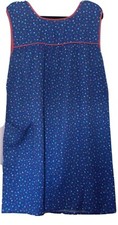 Vintage Womens Smock Nightgown Floral Single Stitch Set 2 Sheer Mumu Grandmacore