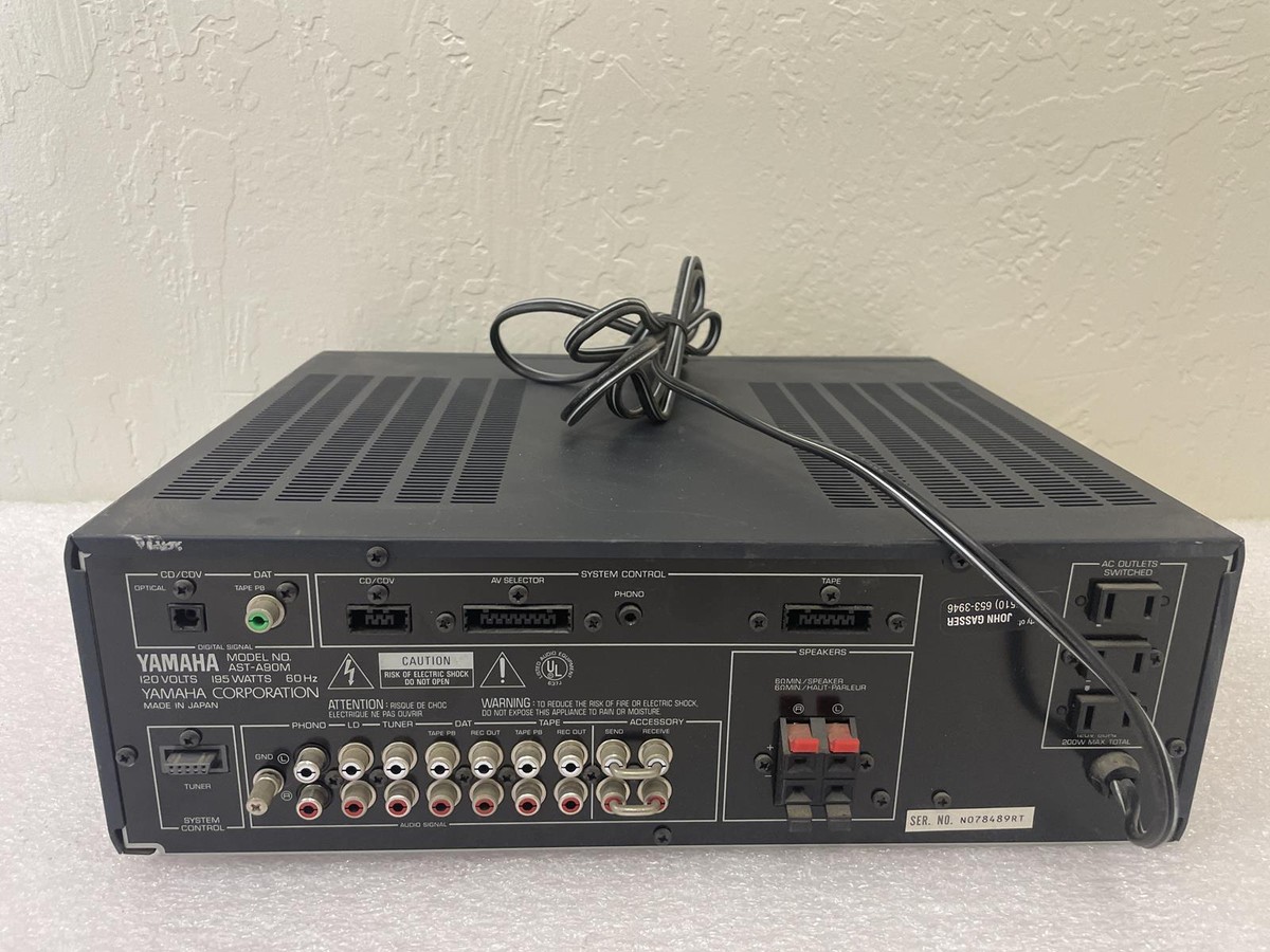 動作未確認 YAMAHA ステレオ パワー アンプ AST-A5 AST-K01 動作未確認 YAMAHA ステレオ パワー アンプ AST-A5 AST-K01 動作