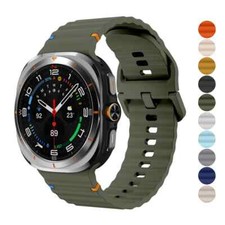 Silicone Band for Samsung Galaxy Watch 7 Ultra 47mm Sport WatchUltra Wrist Strap