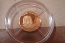2001 Liberia 25 Dollars GOLD Albert Einstein Proof PP