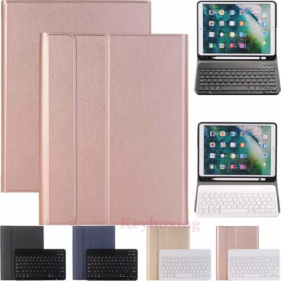 For iPad 8th 7th 6th 5th Gen/Mini/Air/Pro Bluetooth Keyboard Leather Case Cover