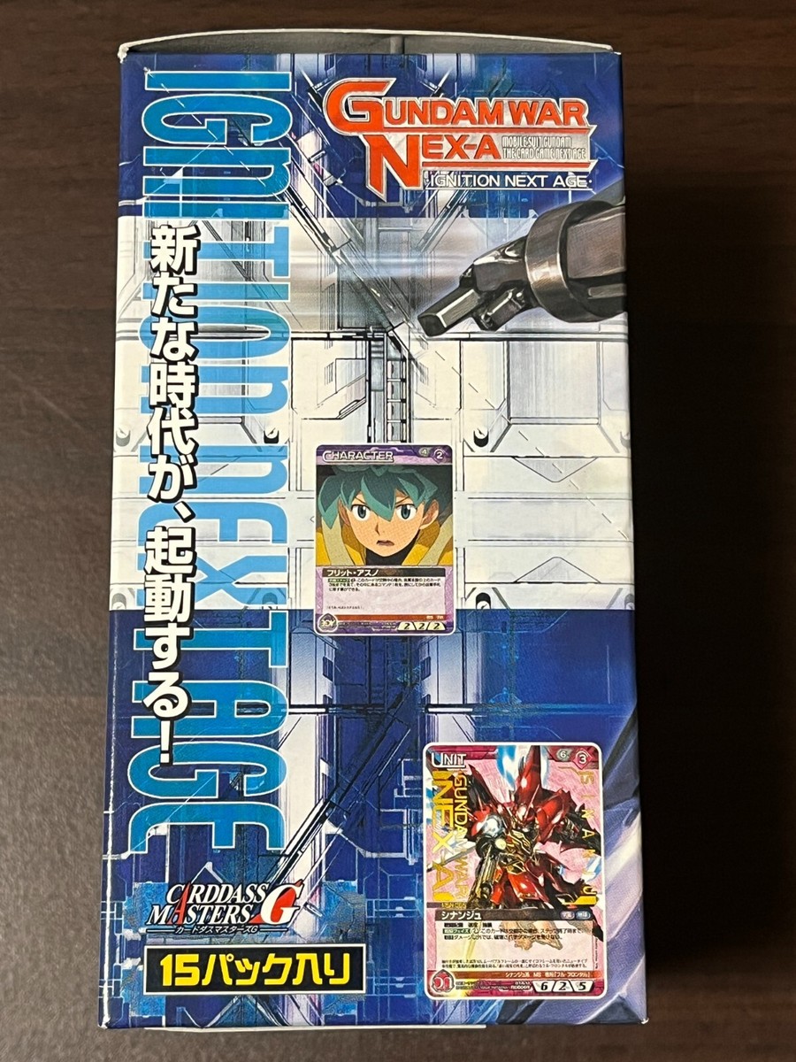 Gundam War Nexa NEX-A IGNITION NEXT AGE Sealed BOX 15 Packs In