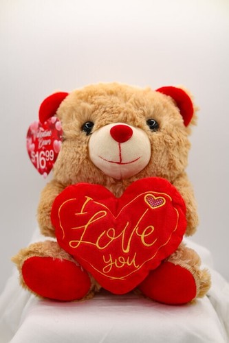 Süßer kleiner Teddybär perfektes Geschenk zum Valentinstag weiches Stofftier Plüsch - Bild 2 von 12