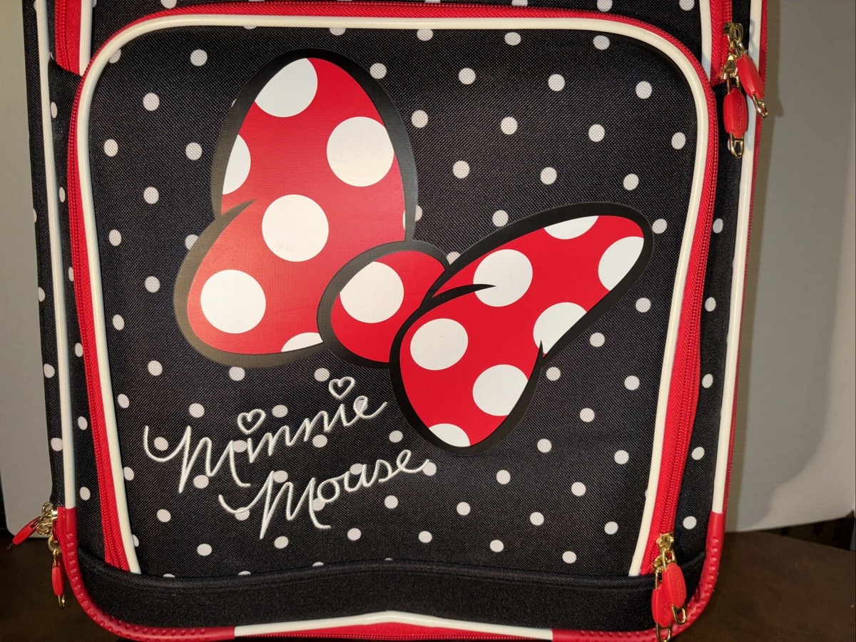 AMERICAN TOURISTER DISNEY MINNIE MOUSE BOW SUITCASE 21