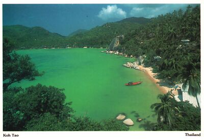 Haad Taa Toh Yai Koh Tao Thailand Visid Hongsombud Pub. Vintage Postcard