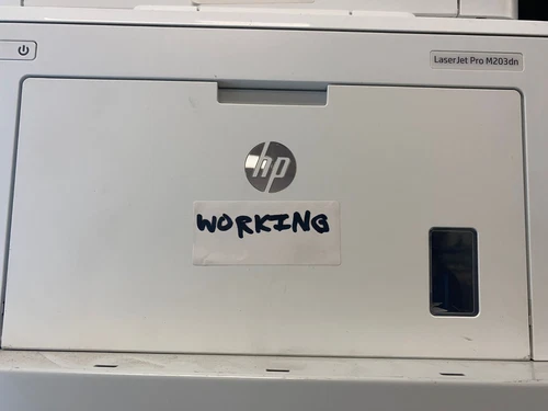 HP LaserJet M203dnA4 USBNetwork M203 203dn G3Q46A - Working  -Inc Toner and Drum