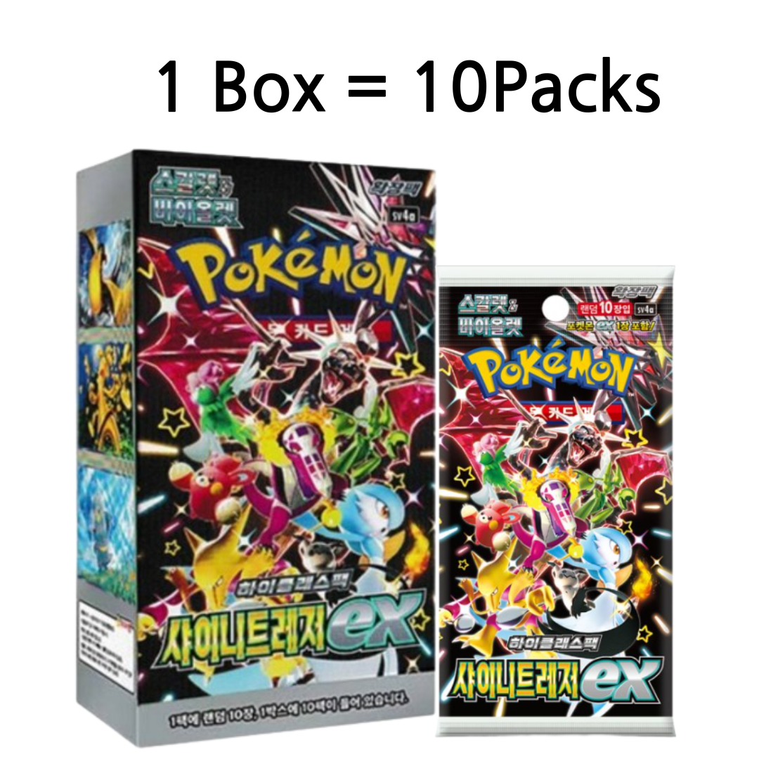 Pokemon Card Shiny Treasure ex Booster box SV4A High Class pack Korean Ver. NEW | eBay Pokemon Card Shiny Treasure ex Booster box SV4A High Class pack Korean Ver. NEW | eBay