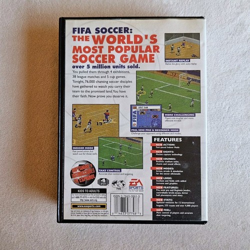 FIFA SOCCER 97 SEGA GENESIS COMPLETE IN BOX - Picture 4 of 9