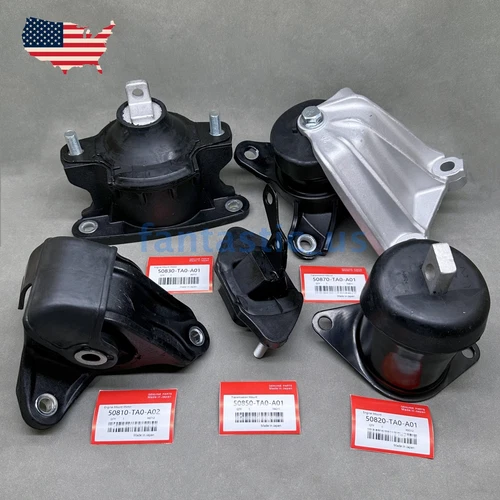 OEM! 5PCS Engine Motor & Trans Mounts Kit For 08-12 Honda Accord 2.4L Auto Trans - Picture 4 of 11