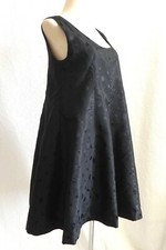 Handmade Sleeveless Dress Mini Baby-Doll Black Scoop Neck Back Zip Size S
