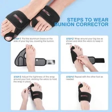 Tikaton New Bunion Corrector Protector Sleeves Kit Orthopedic Bunion Splint