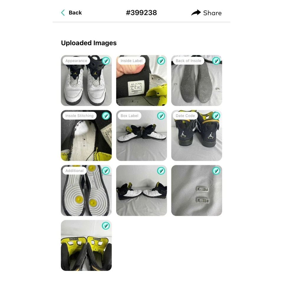 Nike Air Jordan Fusion 6 Negro/Blanco Electro Amarillo Lima 343064-103 Verificado Foto 3 de 4