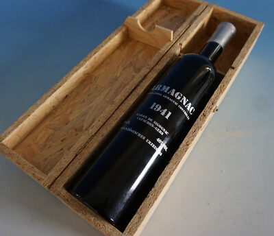 Armagnac 1941 Baron de Sigognac Cazaubon -Gers 0,7 L 40%  in Holzkiste (223-167)