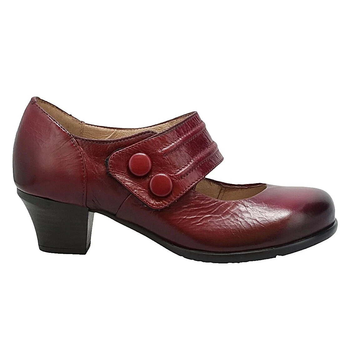 Cabedal de couro femininas Miz Mooz