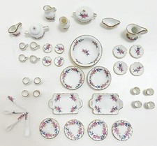 Ceramic Kitchen Set Small Size for Pretend to Play and Decoration Handmade  D 