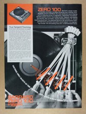 1971 Garrard ZERO 100 Turntable vintage print Ad