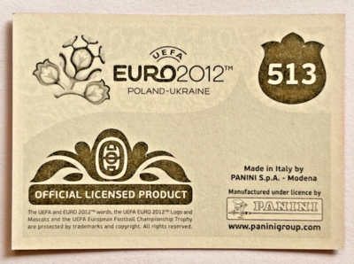 2012 UEFA EURO Poland-Ukraine Panini Sticker #513 SSSR CHAMPION