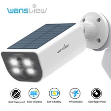 Wansview 2K 3MP Wireless Solar Security Camera Outdoor AI Detection Waterproof