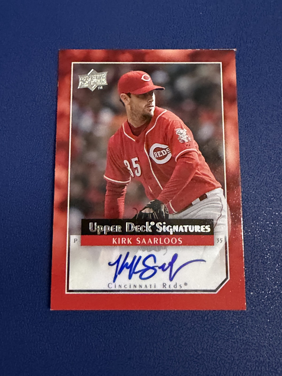 2008 Upper Deck - Signatures Kirk Saarloos #UDA-SA (AU)