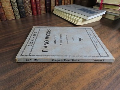 Brahms Complete Piano Works Volume I International Music Co No 459 PPB