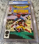 Spider-Man Vs. Wolverine #1 CGC Graded 9.4 Marvel Comic Book 1987 Ned Leeds JH32