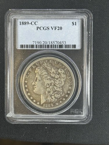 1889-CC Morgan PCGS VF20! King Of Carson City