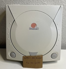 Sega Dreamcast Bundle Console, 2 OEM Controllers, Power/AV Cords, 3 Games TESTED
