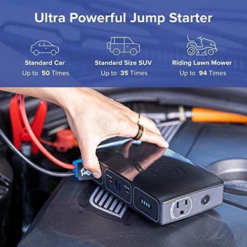 HALO STORE BOLT WIRELESS LAPTOP POWER BANK 44400 MWH CHARGER JUMPSTARTER BLUE - Image 2 of 4