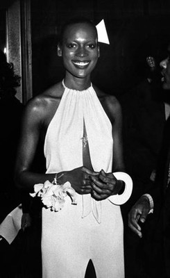 Naomi Sims at Metropolitan Museum of Art Costume Institute Exhibit- Old Photo