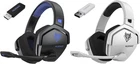 Wireless Gaming Headset with Mic for Ps5 Ps4 PC, Zero Interference