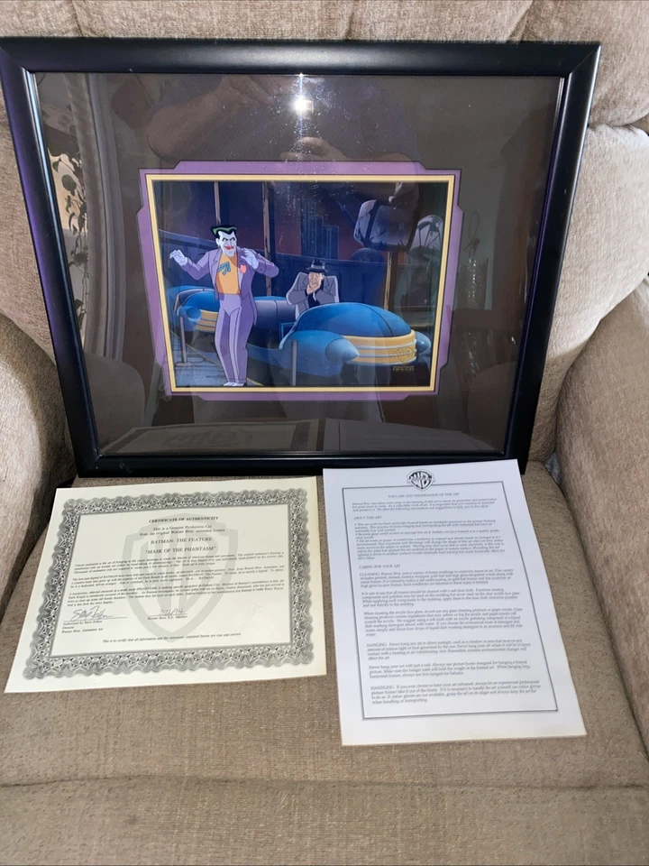 Genuine Production Cel Batman The Feature Mask Of Phantasm Warner Brothers Coa - Image 2 of 4