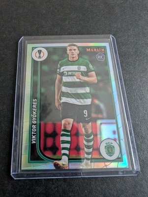 Topps Merlin Viktor GyÃ¶keres Sporting CP Refractor