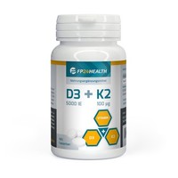FP24 Health Vitamin D3+K2 - Vitamin D3 5000IE - Vitamin K2 100μG - 365 Tabletten