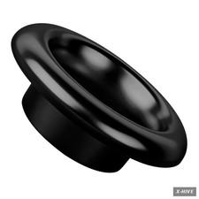 Aicars 4 Inch Velocity Stack Adapter - Black Aluminum Turbo Guard Aicars 4 Inch Velocity Stack Adapter - Black Aluminum Turbo Guard