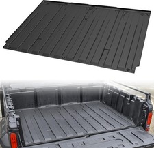 SAUTVS TPE Cargo Bed Mat Liner for Can Am Defender, Rubber Rear Black