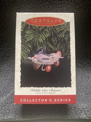 Hallmark #3 Murray Airplane 1996 Keepsake Ornament Kiddie Car Classics