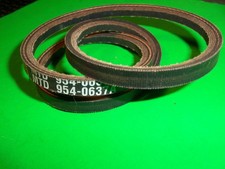 Genuine Parts 954-0637A, 754-0637A SNOWBLOWER Drive Belt NOS NEW FACTORY RD6
