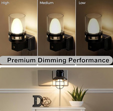4 Pack C7 Night Light Bulbs 4W E12 Candelabra Base Warm White