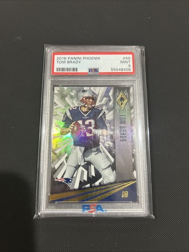 2016 Panini Phoenix #59 Tom Brady PSA 9 *Low Pop* Patriots HOF