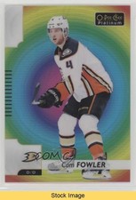 2017-18 O-Pee-Chee Platinum Rainbow Color Wheel Cam Fowler #64 READ 15fy