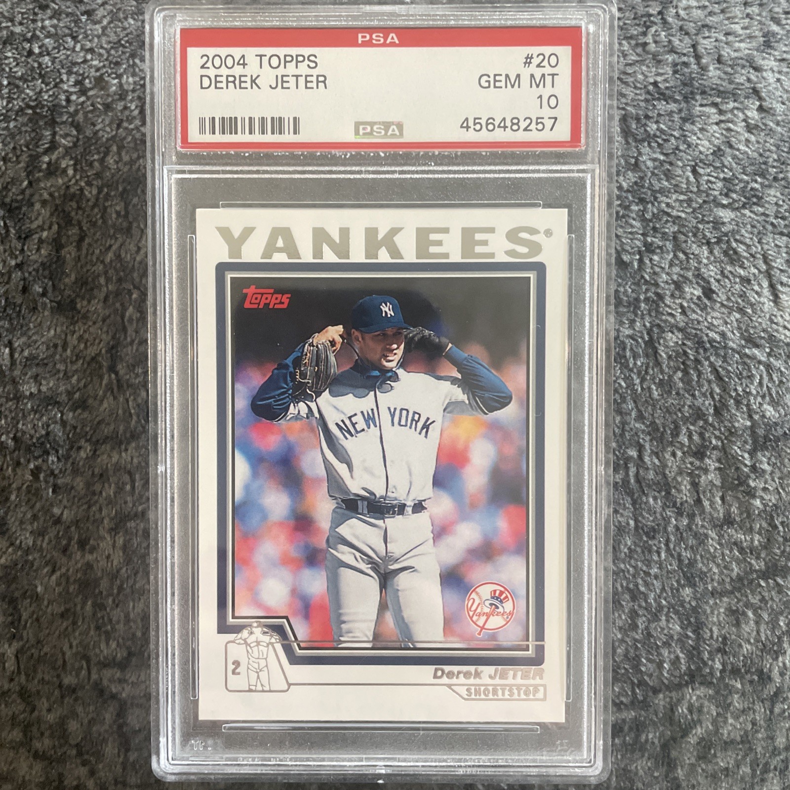 2004 Topps Derek Jeter #20 PSA 10
