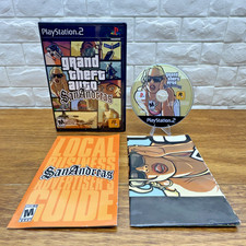 Jeu GTA San Andreas - PlayStation 2 - Version Platinum - Bon État Avec Manuel