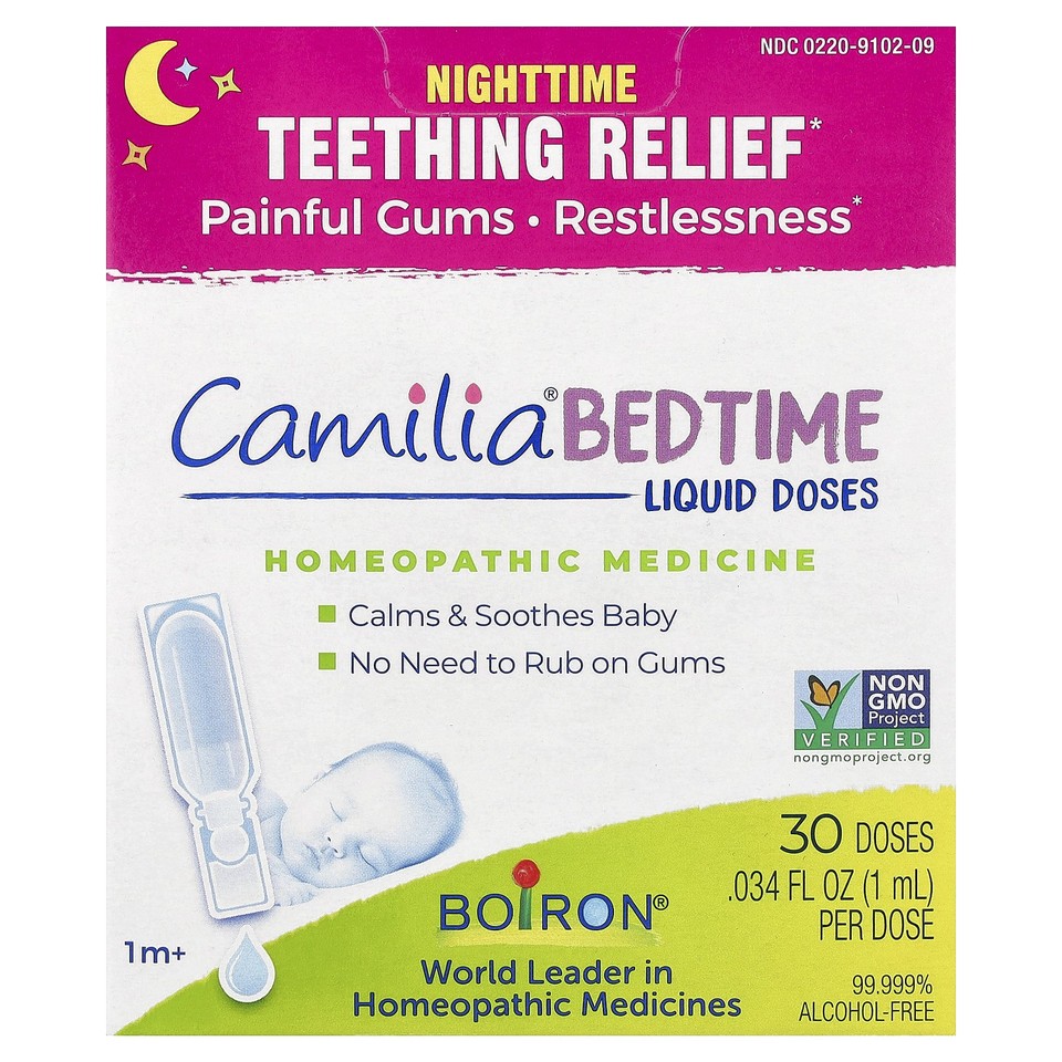 Camilia® Bedtime Liquid Doses, 1 Month+, 30 Doses, 0.034 fl oz (1 ml) Each