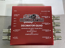 DECIMATOR-QUAD Quad-Split MultiViewer with Composite and SDI outputs