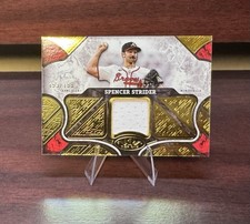 2025 Topps Tier One Spencer Strider /199 Relic Atlanta Braves
