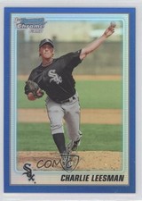 2010 Bowman Chrome Prospects Blue Refractor 180/250 Charlie Leesman #BCP54 0a3
