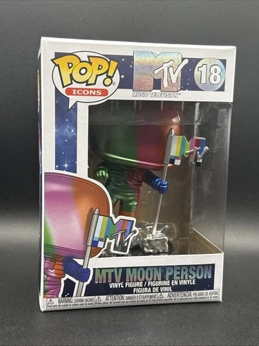 Funko POP!  MTV: MTV Rainbow Moon Person - 18 Ad Icons man vinyl figure