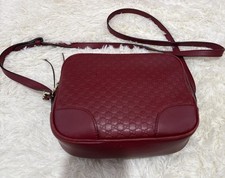 Gucci Microshima GG Red Unisex Crossbody Bag 16x21x6cm