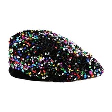 Elegant French Beret Stylish Sequins Beret Hat Women Winter Autumn Hat For Women
